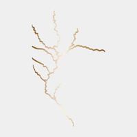 goud kintsugi Hoes ontwerp vector. luxe gouden marmeren textuur. barst en gebroken grond patroon voor muur kunst, huis decoratie, afdrukken en behang. vector