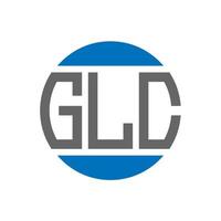 glc brief logo ontwerp Aan wit achtergrond. glc creatief initialen cirkel logo concept. glc brief ontwerp. vector