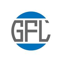 gfl brief logo ontwerp Aan wit achtergrond. gfl creatief initialen cirkel logo concept. gfl brief ontwerp. vector