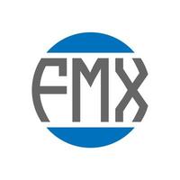 fmk brief logo ontwerp Aan wit achtergrond. fmk creatief initialen cirkel logo concept. fmk brief ontwerp. vector