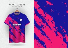 achtergrond bespotten omhoog voor sport- Jersey voetbal rennen racen, blauw en roze grunge patroon. vector