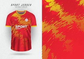 t-shirt ontwerp achtergrond voor team Jersey racing wielersport Amerikaans voetbal spel strepen rood vector