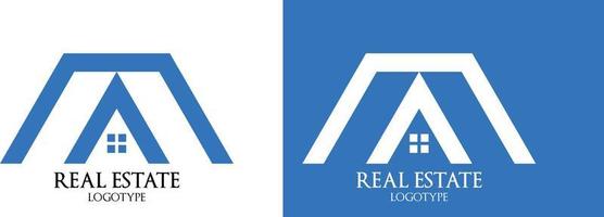 echt landgoed vector logo ontwerp, constructie architectuur gebouw logo ontwerp sjabloon element.