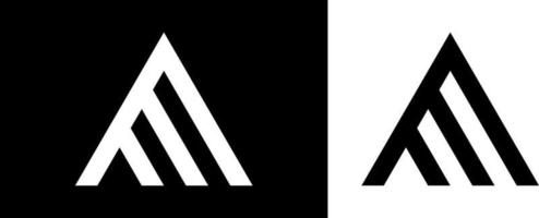 alfabet brief pictogram, brief logo ontwerp, een brief logo sjabloon, brief een logo icoon ontwerp sjabloon. vector