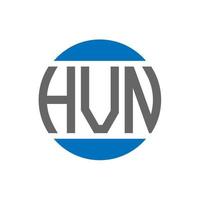 hvn brief logo ontwerp Aan wit achtergrond. hvn creatief initialen cirkel logo concept. hvn brief ontwerp. vector