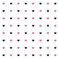 naadloos liefde hart ontwerp vector achtergrond. zwart roze hart naadloos patroon Aan Valentijnsdag dag. de naadloos structuur met hart.