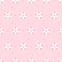 kers bloesem naadloos patroon. kers bloesem achtergrond met Japans bloem patroon vector. bloemen sjabloon Aan roze achtergrond . vector