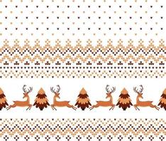 gebreid Kerstmis en nieuw jaar patroon. wol breiwerk trui ontwerp. behang omhulsel papier textiel afdrukken. eps 10 vector