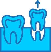 tanden verwijderen vector icoon