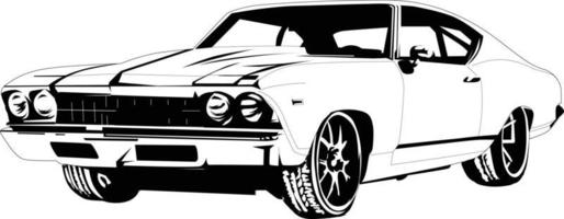 auto silhouet illustratie vector