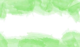 st. Patrick dag wit achtergrond met groen waterverf kader grens. vector illustratie met plaats voor uw tekst