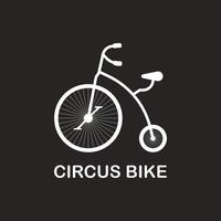circus fiets icoon vector
