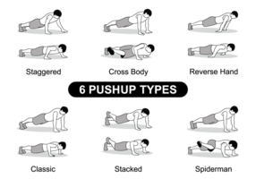 6 pushup types