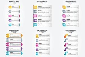 vector illustratie infographics vlak ontwerp reeks voor reclame brochure folder en tijdschrift