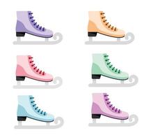vector illustratie van skates icoon Aan wit achtergrond