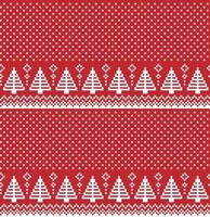 nieuw jaar s Kerstmis patroon pixel vector illustratie eps