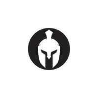 vector teken. spartaans helm logo sjabloon vector icoon