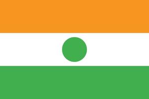 Niger vlag ontwerp vector