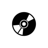 eps10 zwart vector CD abstract kunst solide icoon of logo geïsoleerd Aan wit achtergrond. DVD symbool in een gemakkelijk vlak modieus modern stijl voor uw website ontwerp, en mobiel toepassing
