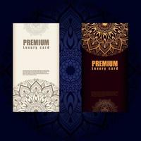 premie en luxe sier- mandala achtergrond met Arabisch Islamitisch oosten- patroon stijl premie vector