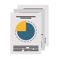 zakelijke winststatistieken grafiekrapporten vector