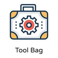 trendy toolbox-concepten vector