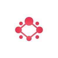 molecuul logo vector icoon illustratie
