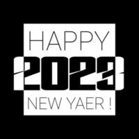2023, gelukkig nieuw jaar 2023, 2023 ontwerp, 2023 evenement ontwerp, 2023 exclusief vector