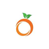 oranje sjabloon logo ontwerp. vector