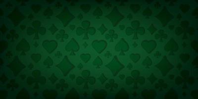 poker en casino spelen kaart achtergrond vector