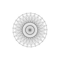 cirkel of spiraal ornament. het kan worden gebruikt voor element of symbool. vector