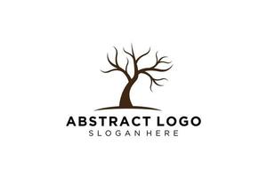 groen boom logo ontwerp natuurlijk en abstract blad. vector