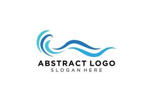 abstract water Golf plons logo symbool en icoon ontwerp. vector