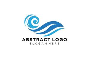 abstract water Golf plons logo symbool en icoon ontwerp. vector