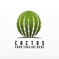 schattig en uniek ronde cactus bloem beeld grafisch icoon logo ontwerp abstract concept vector voorraad. kan worden gebruikt net zo symbolen verwant naar fabriek of interieur.