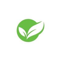 eco boom blad logo sjabloon vector