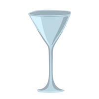 hand getekend leeg martini glas vector