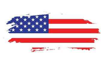 abstract Verenigde Staten van Amerika grunge vlag vector