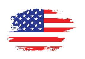 verf grunge borstel beroerte Verenigde Staten van Amerika vlag vector