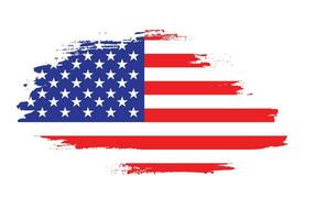 vrij borstel beroerte Verenigde Staten van Amerika vlag vector beeld