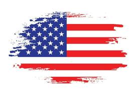vector verf borstel beroerte Verenigde Staten van Amerika vlag