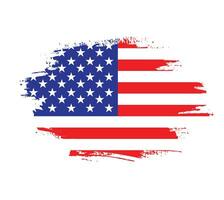 professioneel abstract grunge Verenigde Staten van Amerika vlag vector