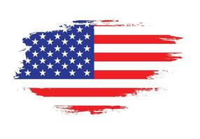 verf borstel beroerte Verenigde Staten van Amerika vlag vector