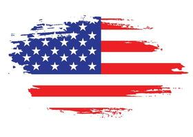 verf borstel beroerte grunge structuur Verenigde Staten van Amerika vlag vector
