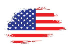 vector grunge borstel beroerte Verenigde Staten van Amerika vlag vector
