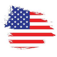 plons borstel beroerte Verenigde Staten van Amerika vlag vector