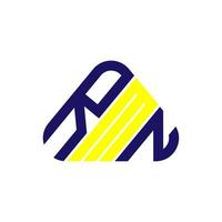 rmn brief logo creatief ontwerp met vector grafisch, rmn gemakkelijk en modern logo.