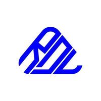 rdl brief logo creatief ontwerp met vector grafisch, rdl gemakkelijk en modern logo.