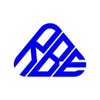 rbe brief logo creatief ontwerp met vector grafisch, rbe gemakkelijk en modern logo.