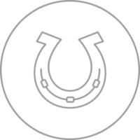 paard schoen vector icoon